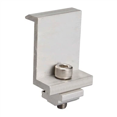 Tấm pin mặt trời kết thúc kẹp