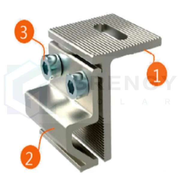 Solar seam clamp