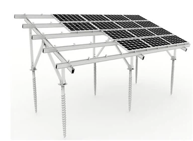 Hệ thống kết cấu giá đỡ mặt đất bằng nhôm