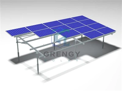 Hệ thống giá đỡ mặt đất Bifacial Solar Panel