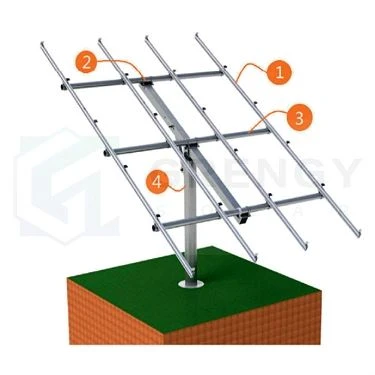 product-1-1 single pole solar structure(001)