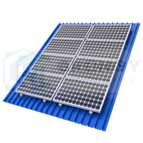 solar roof mounting using Clamp for metal roof(001)