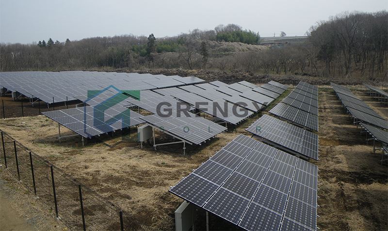 hot sale solar ground mounting structure