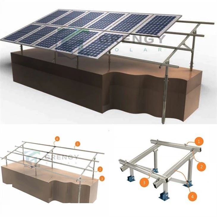 Ground Mount Solar Panel Racks Aluminum