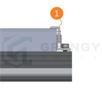 Kẹp nhôm cho hệ thống lắp đặt năng lượng mặt trời