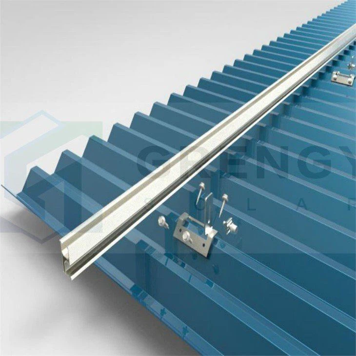 Móc mái bằng kim loại hình thang cho hệ thống giá đỡ năng lượng mặt trời