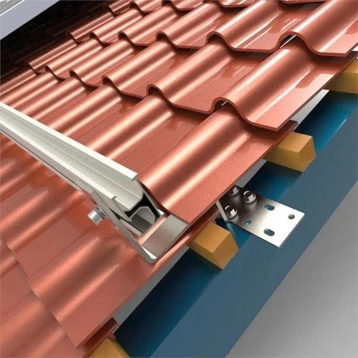 Adjustable PV Tile Roof Hooks For Pitched Roof