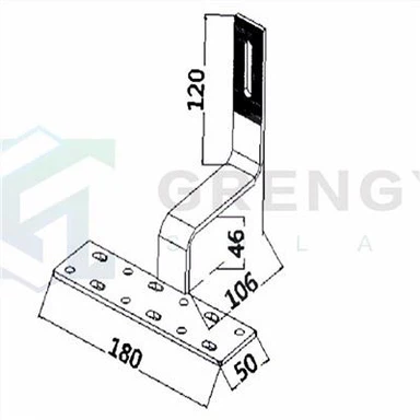 Mái ngói năng lượng mặt trời gắn móc thép không gỉ