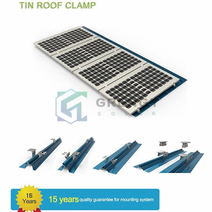 Kẹp lợp mái kim loại Seam đứng bằng năng lượng mặt trời
