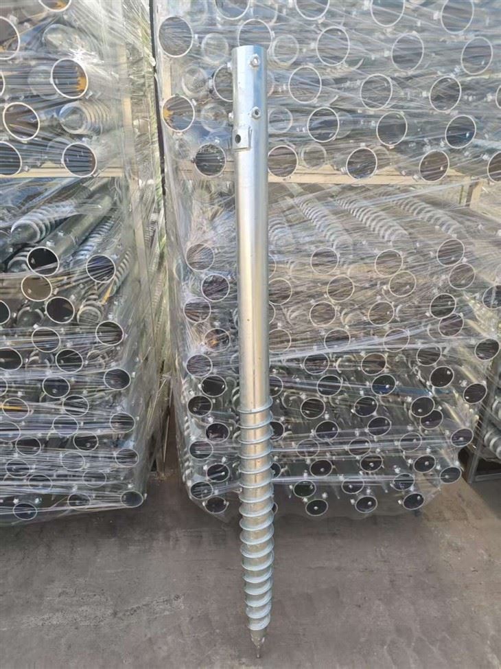 Adjustable Height Ground Screw Pile For Solar Projects suppliers