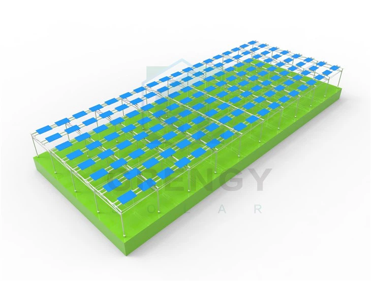 Hệ thống lắp đặt năng lượng mặt trời trang trại nông nghiệp bằng nhôm