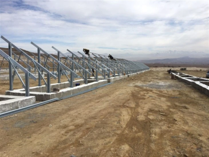 Fixed-Tilt Steel Ground Mount factory