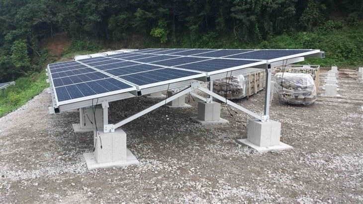 Concrete Foundation Pole Mounts For Solar Panels Bracket