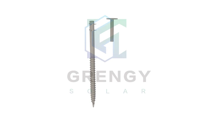 Helical Pile For Solid Foundations