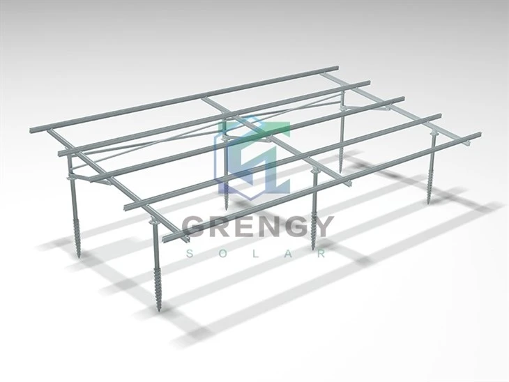 Hot Dip Galvanized Steel Solar Mounting Structure