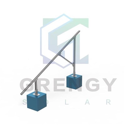 HDG Solar Ballasted Mounts cho mái bằng|Không cài đặt thâm nhập