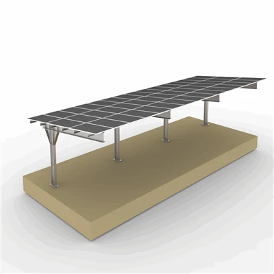 Xe carport bằng thép hình t cho các tấm pin mặt trời