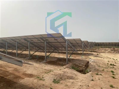 Cấu trúc lắp đặt PV cọc đơn bằng thép