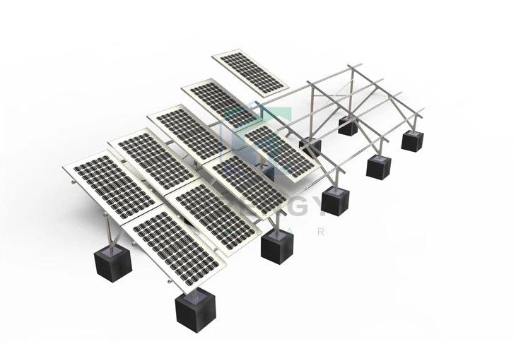 Solar Ground Concrete Base Mounting System