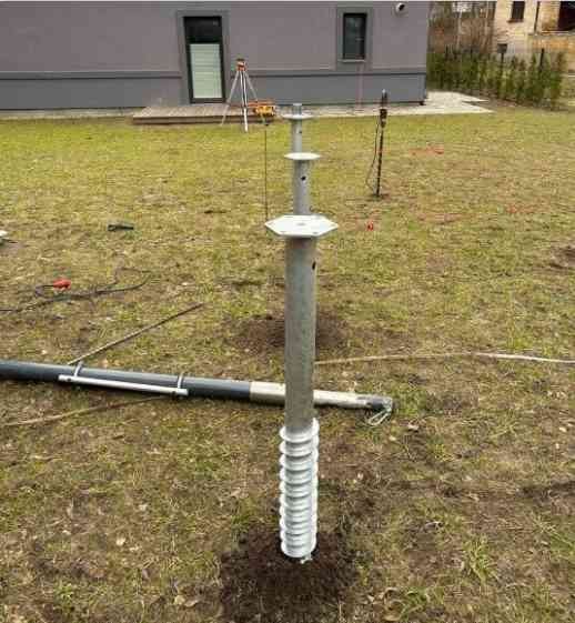 Spiral Pile Foundations For Solar