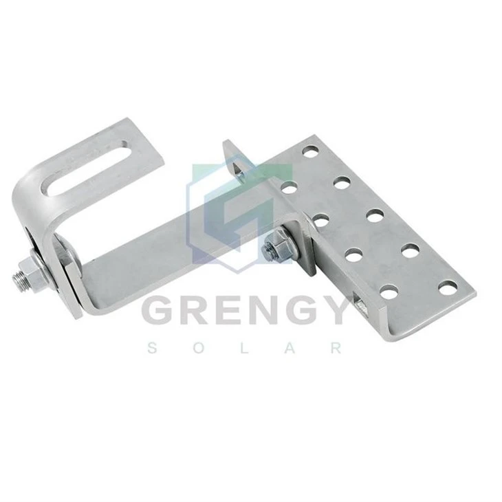 Stainless Adjustable Solar Tile Roof Hook Bracket suppliers